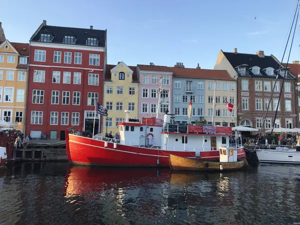 Port Nyhavn Copenhague Danemark — Photo