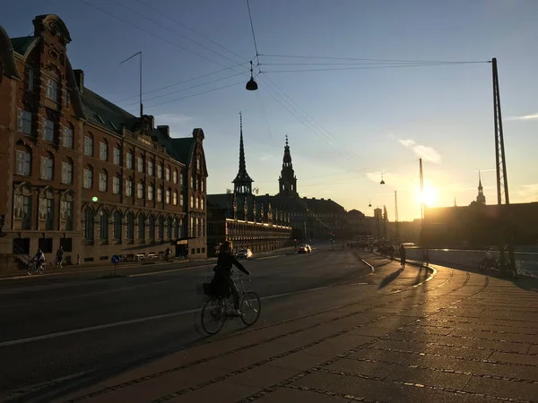 Вид Місто Копн Данія — стокове фото