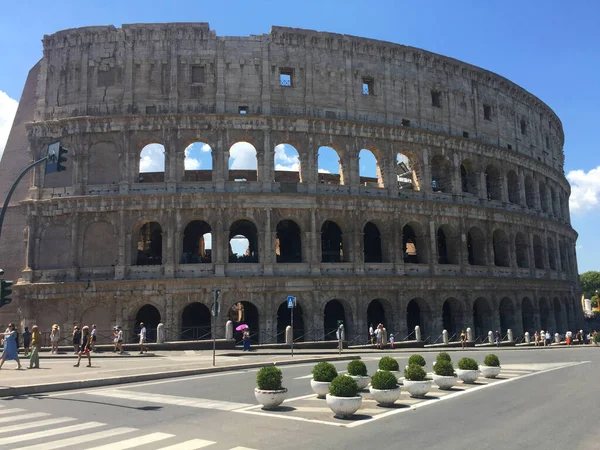 Вид Колізей Римі Італія — стокове фото