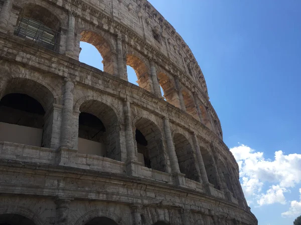 Widok Koloseum Rzymie Włochy — Zdjęcie stockowe