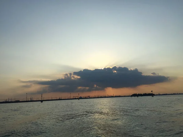 Sea View Cloudy Sky Venice Italy — Stock Photo, Image