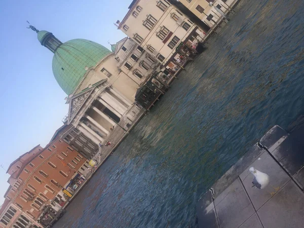 Grand Canal Basilica Santa Maria Della Salute Βενετία Ιταλία — Φωτογραφία Αρχείου