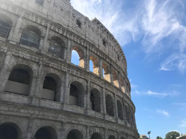 Kilátás Colosseum Rómában Olaszország — Stock Fotó