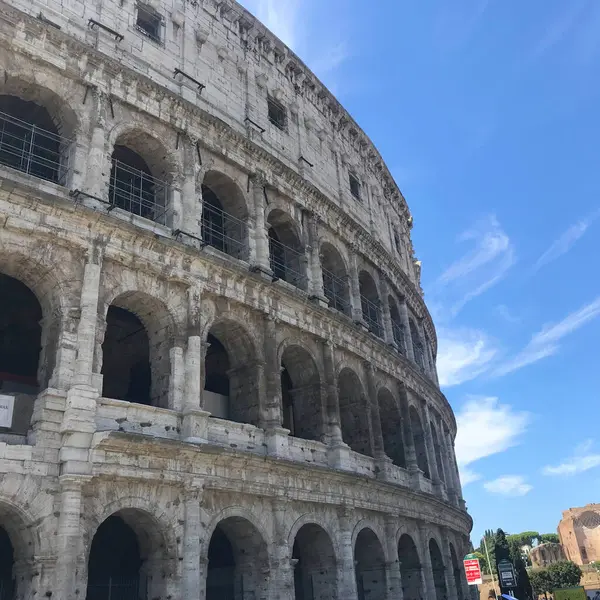 Vista Del Coliseo Roma Italia — Foto de Stock