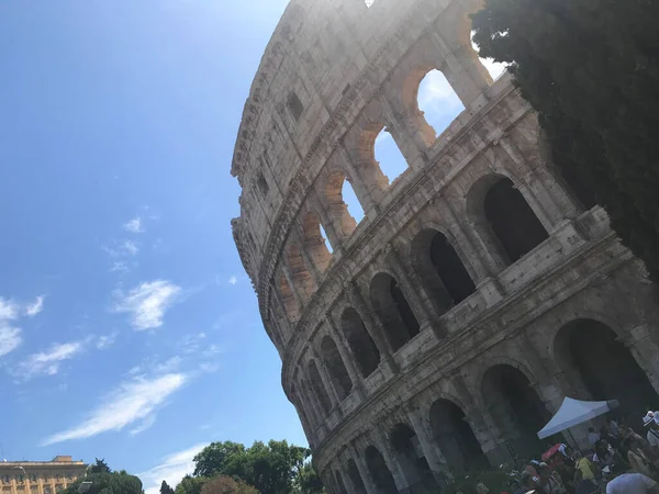 Vista Del Coliseo Roma Italia —  Fotos de Stock