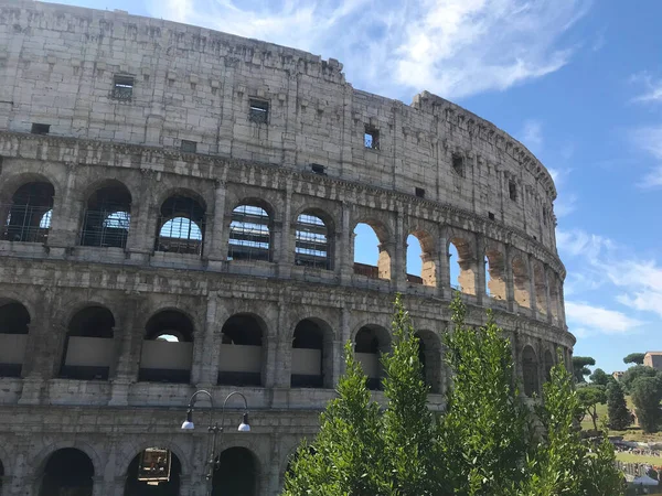 Uitzicht Het Colosseum Rome Italië — Stockfoto