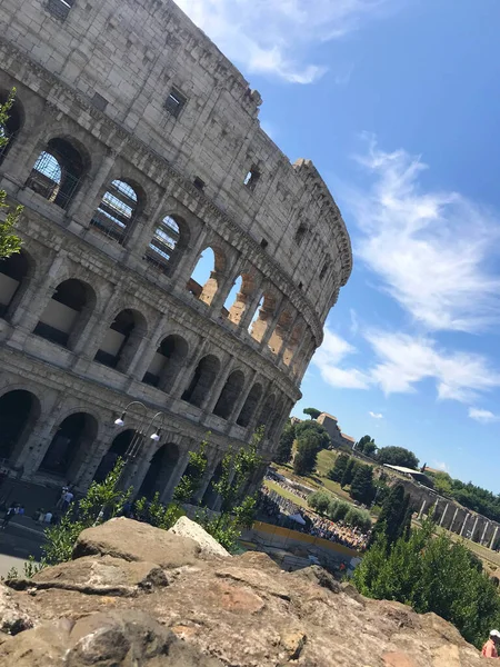 Utsikt Över Colosseum Rom Italien — Stockfoto