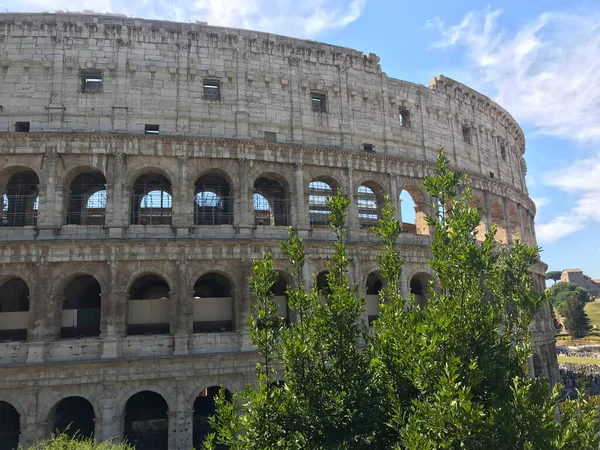 Uitzicht Het Colosseum Rome Italië — Stockfoto