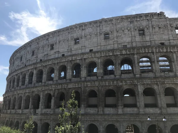 Vista Del Colosseo Roma Italia — Foto Stock