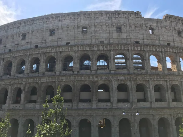 Kilátás Colosseum Rómában Olaszország — Stock Fotó