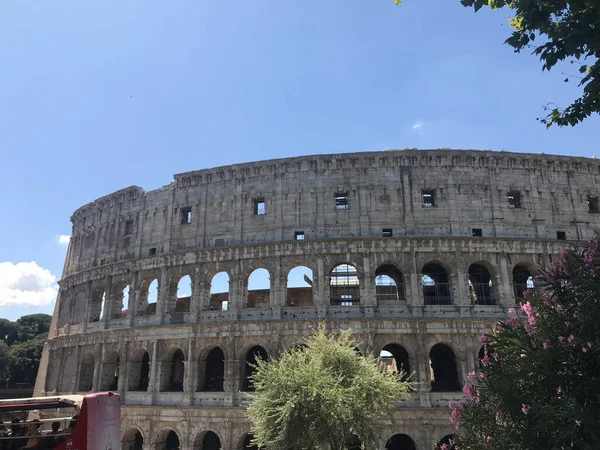 Uitzicht Het Colosseum Rome Italië — Stockfoto