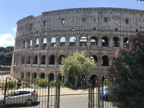 Vista Del Coliseo Roma Italia — Foto de Stock