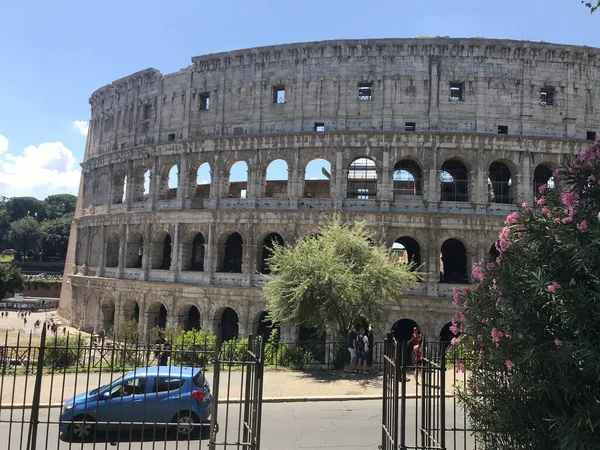 Uitzicht Het Colosseum Rome Italië — Stockfoto