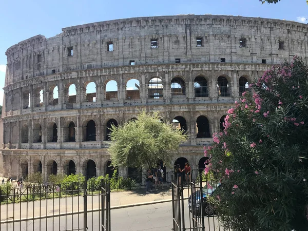 Blick Auf Das Kolosseum Rom Italien — Stockfoto