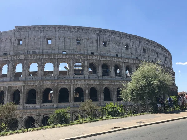 Vista Del Coliseo Roma Italia —  Fotos de Stock