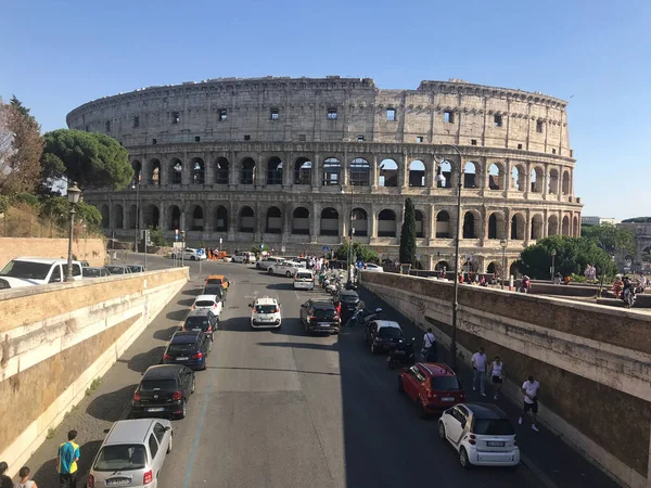Vista Del Coliseo Roma Italia — Foto de Stock