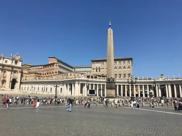 Sint Pietersplein Vaticaanstad Italië — Stockfoto