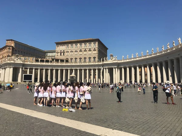 Basílica San Pedro Plaza Ciudad Del Vaticano Italia —  Fotos de Stock