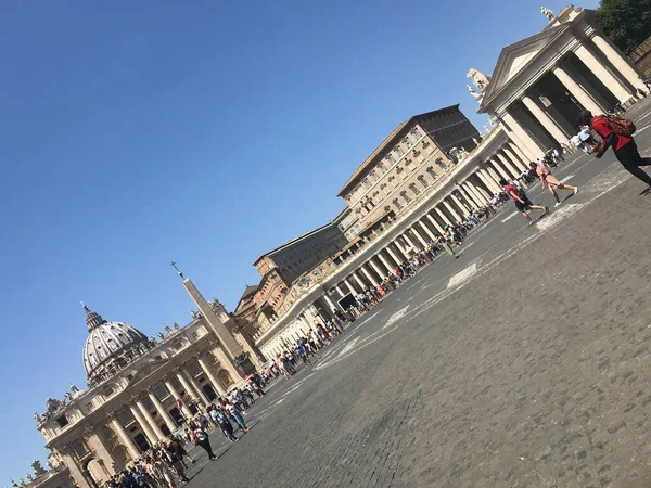 Basílica San Pedro Plaza Ciudad Del Vaticano Italia —  Fotos de Stock