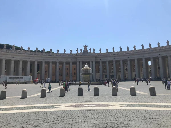 Place Basilique Saint Pierre Vatican Italie — Photo