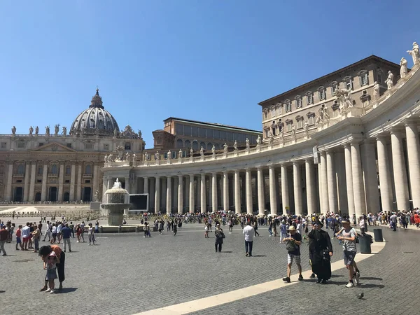 Sint Pietersplein Vaticaanstad Italië — Stockfoto