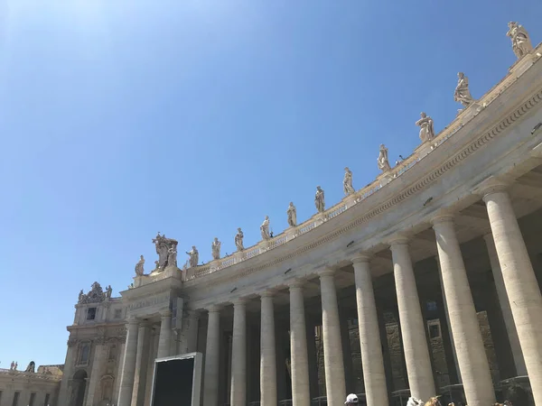 Place Basilique Saint Pierre Vatican Italie — Photo