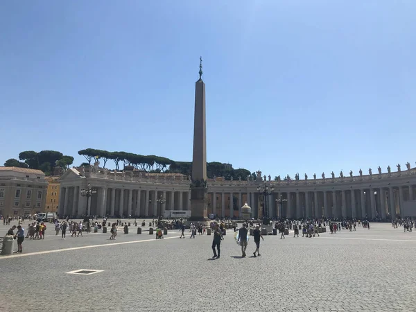 Sint Pietersplein Vaticaanstad Italië — Stockfoto