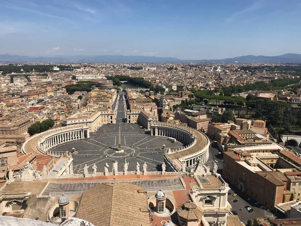 Aerial View Basilica Saint Peter Vatican Italy — Stock Photo, Image