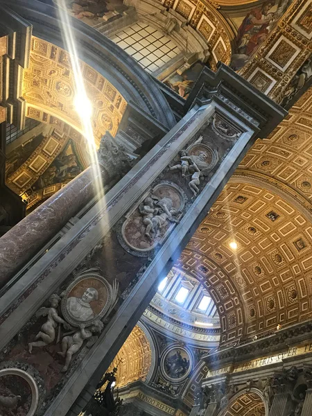 Базиліка Святого Петра Ватикані Італія — стокове фото