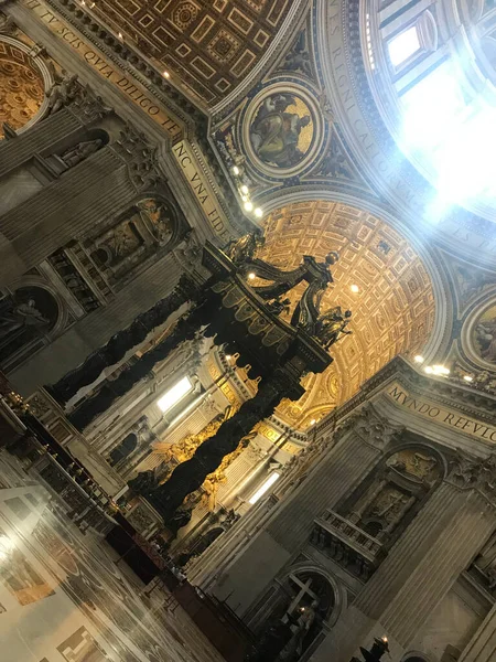 Βασιλική Του Αγίου Πέτρου Στο Βατικανό Ιταλία — Φωτογραφία Αρχείου