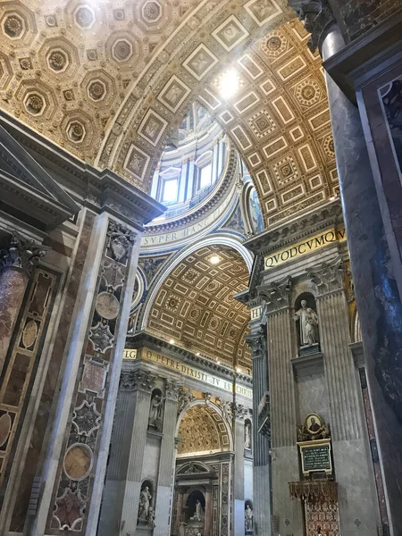 Szent Péter Bazilika Vatikánban Olaszország — Stock Fotó