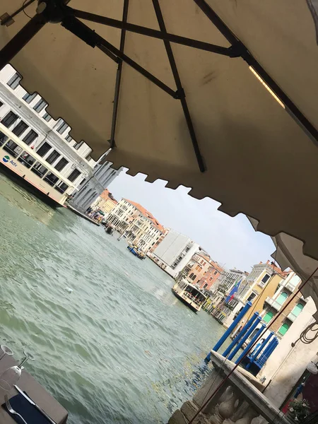 Vista Grande Canal Veneza Itália — Fotografia de Stock