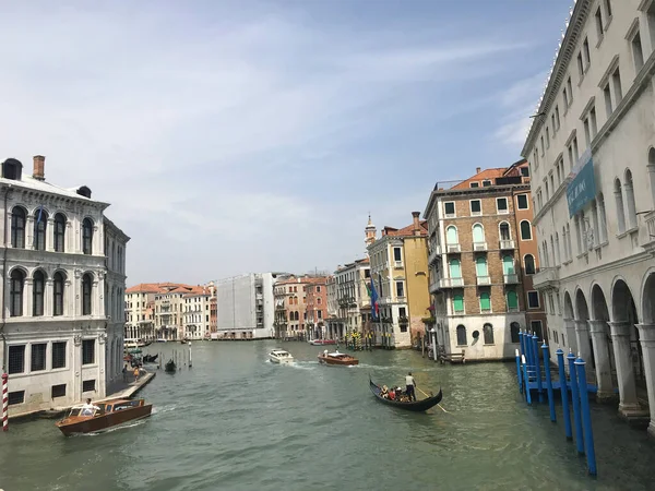 Vista Del Gran Canal Venecia Italia —  Fotos de Stock