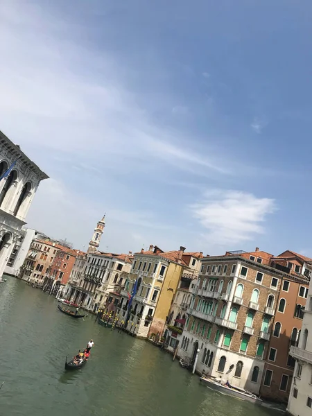 Utsikt Över Canal Grande Venedig Italien — Stockfoto