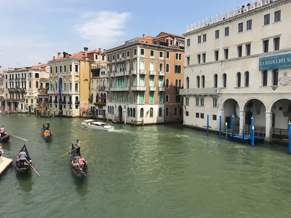 Vista Grande Canal Veneza Itália — Fotografia de Stock