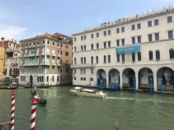 Utsikt Över Canal Grande Venedig Italien — Stockfoto