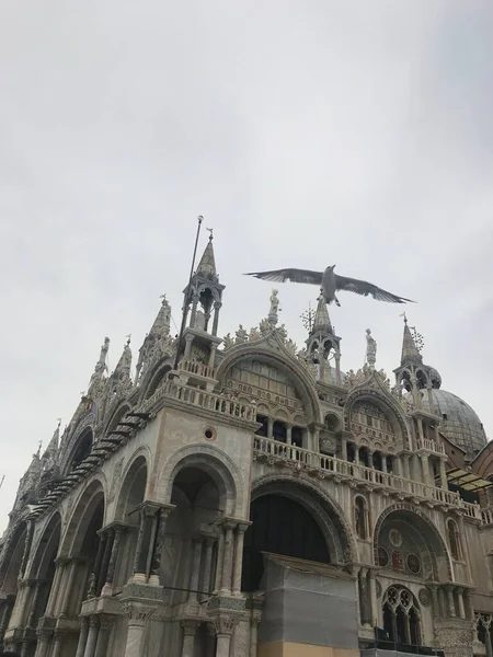 Uitzicht Basiliek Van San Marco Piazza San Marco Venetië Italië — Stockfoto