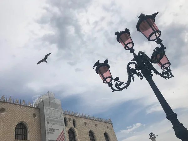 Blick Auf Die Basilika San Marco Und Den Markusplatz Venedig — Stockfoto