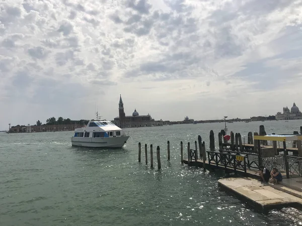 Pohled Grand Canal Benátkách Itálie — Stock fotografie