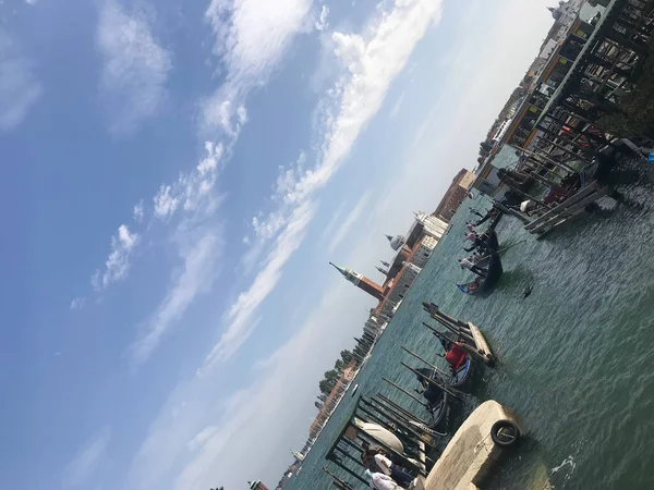 Vista Del Gran Canal Venecia Italia — Foto de Stock