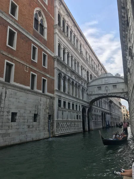 Pohled Grand Canal Benátkách Itálie — Stock fotografie