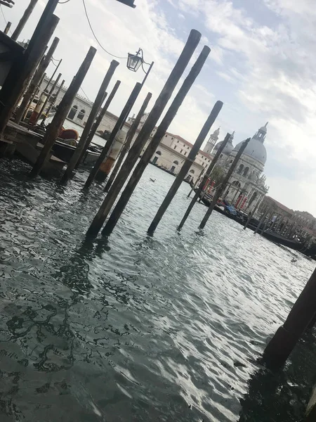 Vista Grande Canal Veneza Itália — Fotografia de Stock