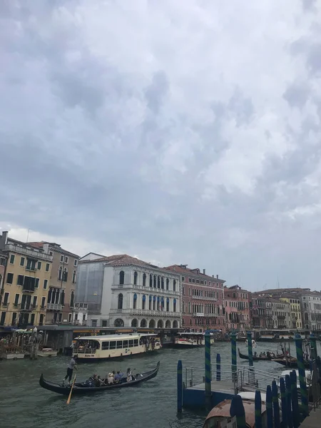 Vista Grande Canal Veneza Itália — Fotografia de Stock