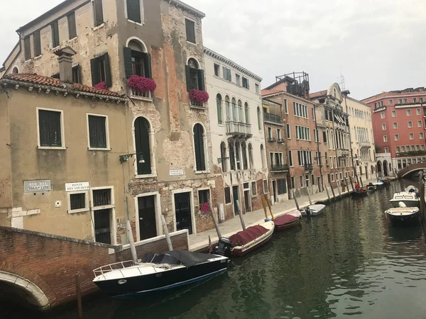 Vista Grande Canal Veneza Itália — Fotografia de Stock