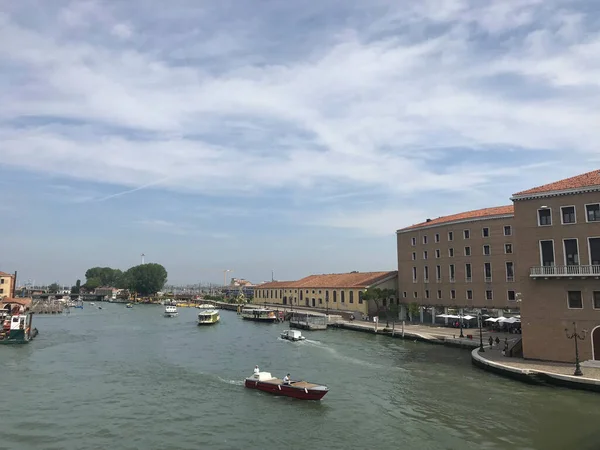 Vista Grande Canal Veneza Itália — Fotografia de Stock