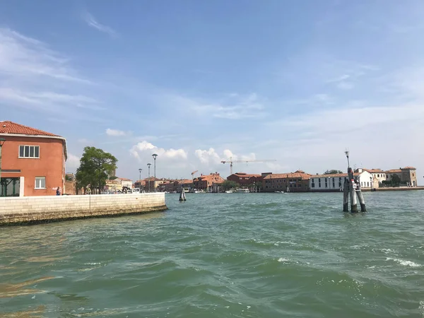 Meerblick Mit Blauem Himmel Venedig Italien — Stockfoto