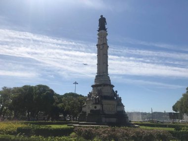 Lizbon, Portekiz 'de Vasco da Gama Heykeli