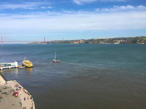 Tower Belem Tagus River Lisbon Portugal — Stock Photo, Image