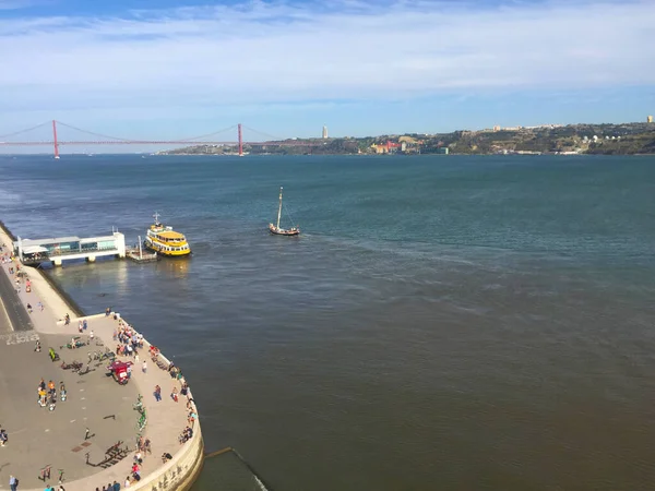 Belem Tornya Tagus Folyó Közelében Lisszabonban Portugália — Stock Fotó