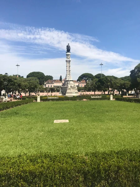 Estatua Vasco Gama Lisboa Portugal — Foto de Stock